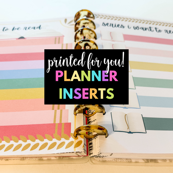 Planner Inserts