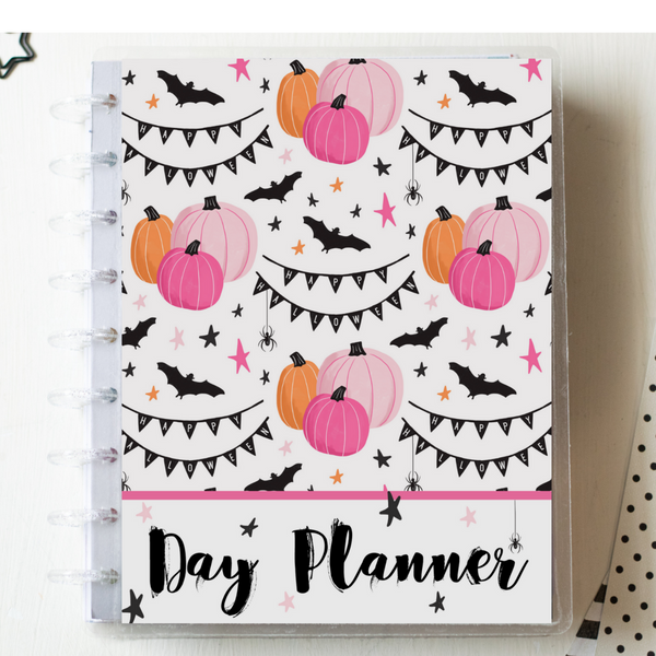 Pink Halloween Weekly Kit for Happy Planner – Stickers by AshleyK