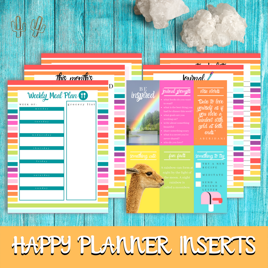 Royally Planned: My Favorite Planner Inserts