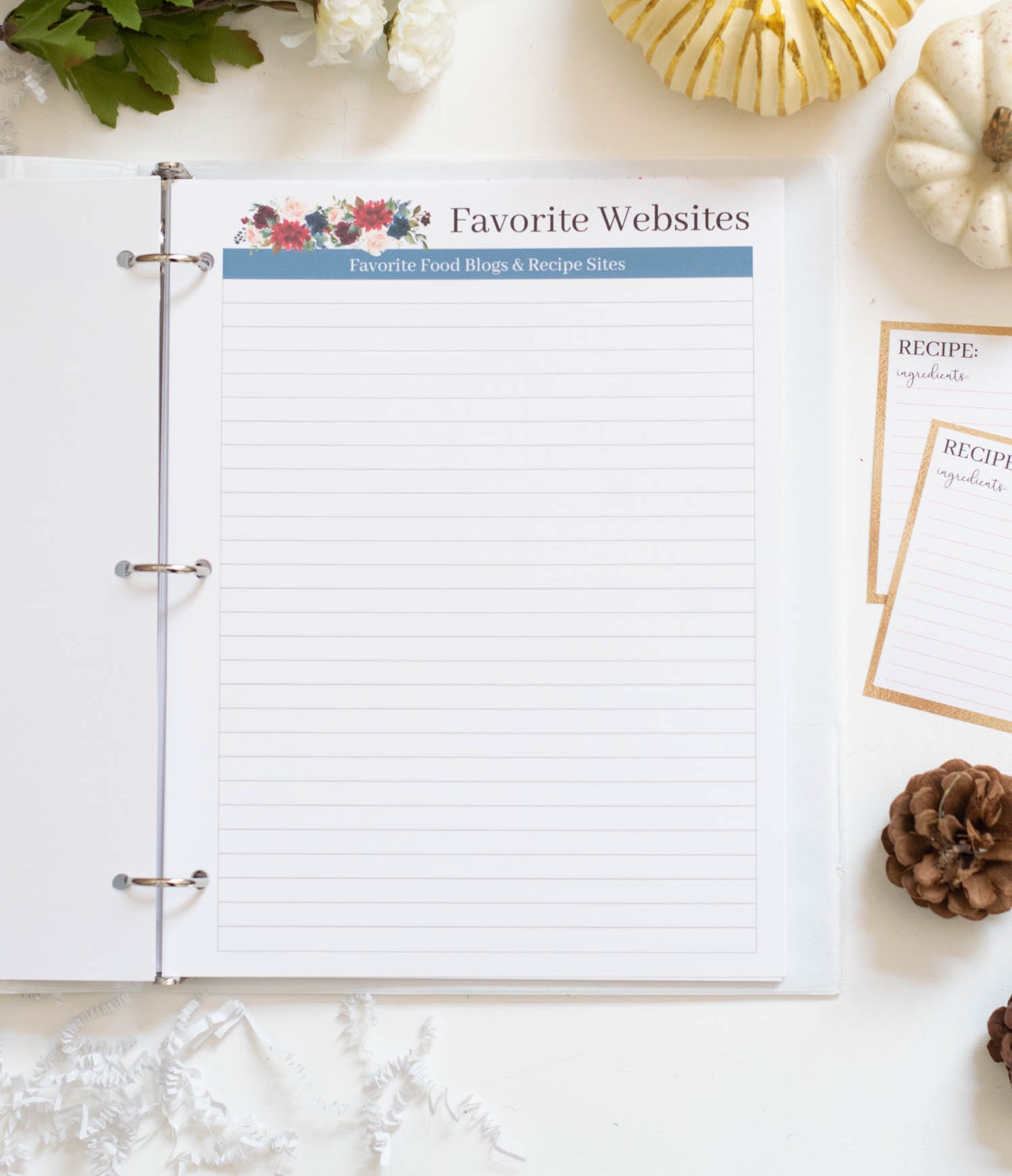 Printable Fall Meal Planner – Carrie Elle
