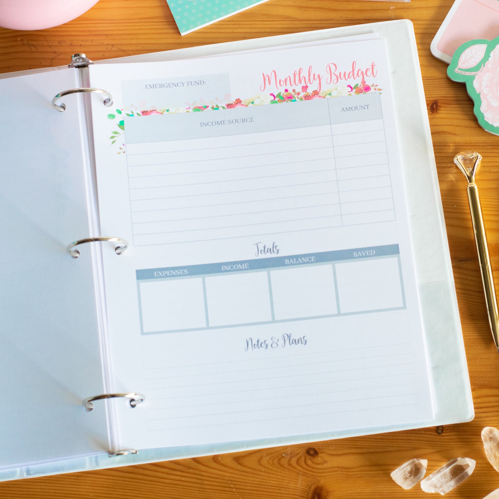 Printable Home Organization Binder – Carrie Elle