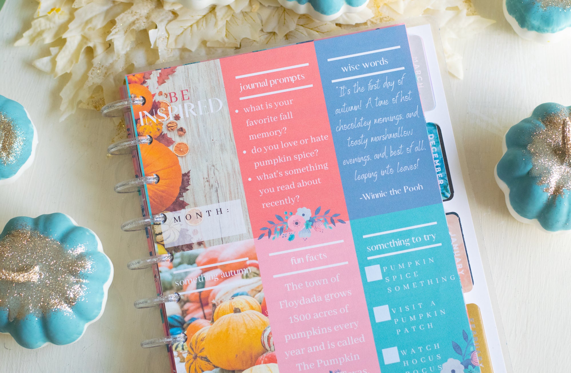 Printable Fall Pumpkin Planner Inserts for Happy Planner – Carrie Elle