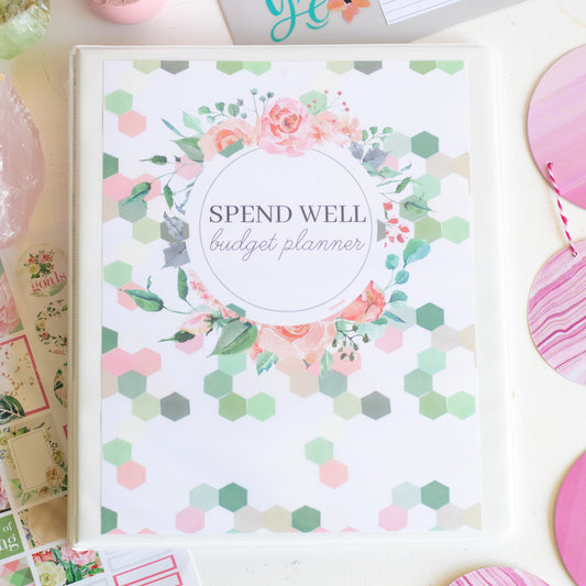 Printable Spend Well Budgeting Planner {Geo Garden}