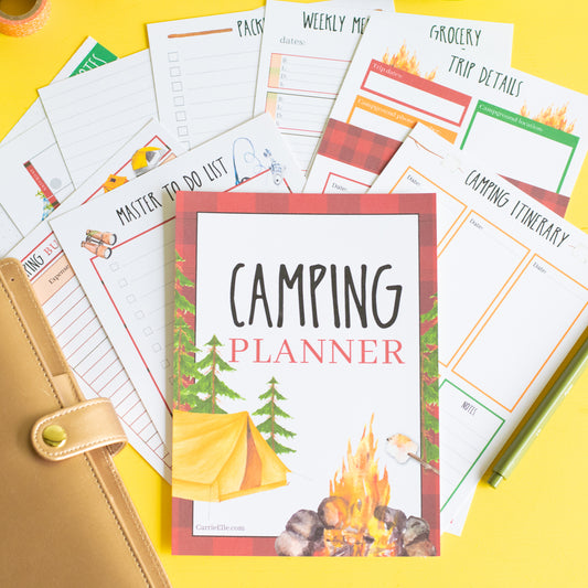Printable A5 Camping Planner Inserts