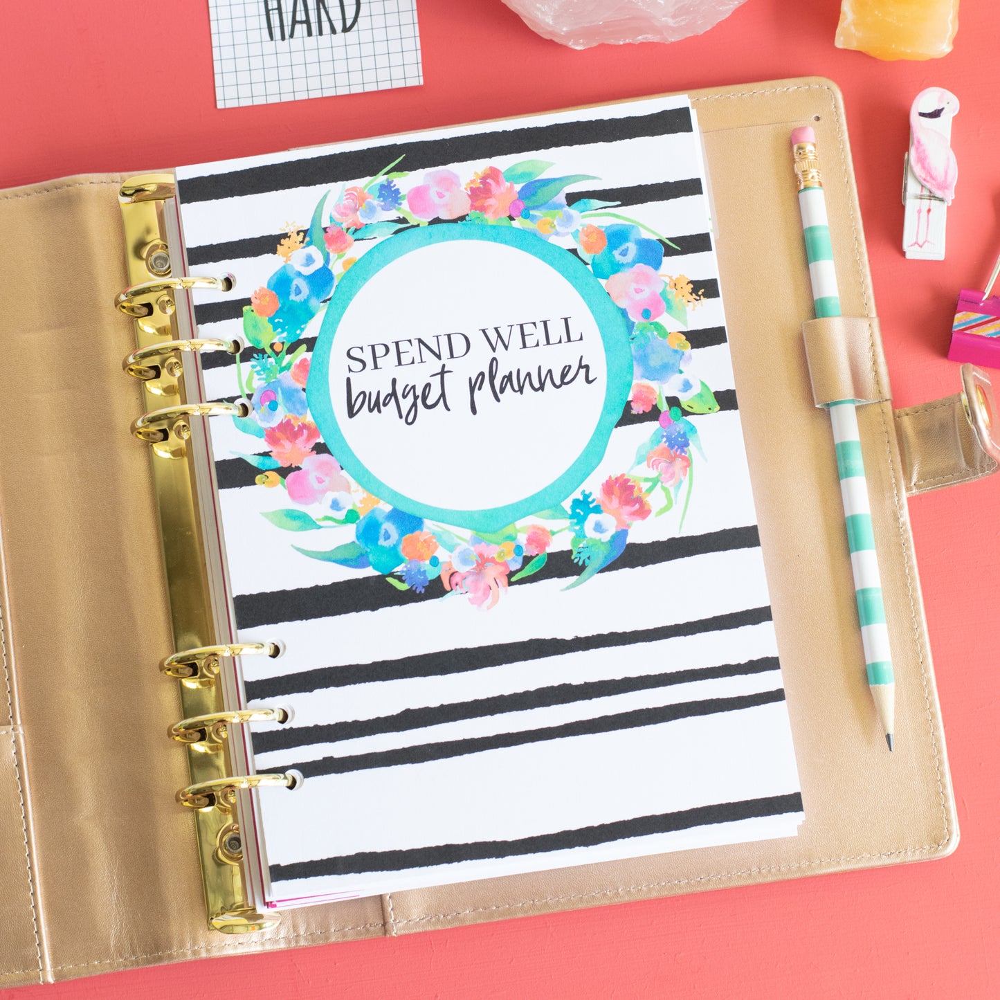 Printable A5 Spend Well Budgeting Planner Inserts {Wild Thing}
