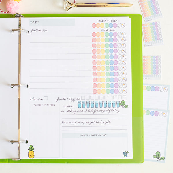 Printable 21 Day Fix Weekly Meal Planner - Carrie Elle