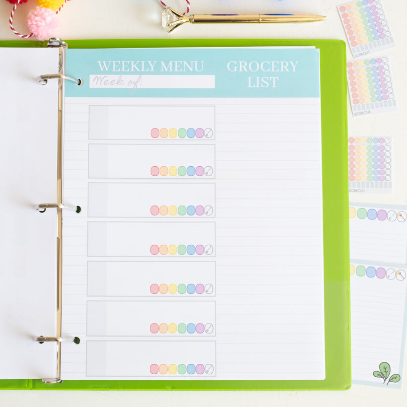 Printable Tracking Pages for the 21 Day Fix