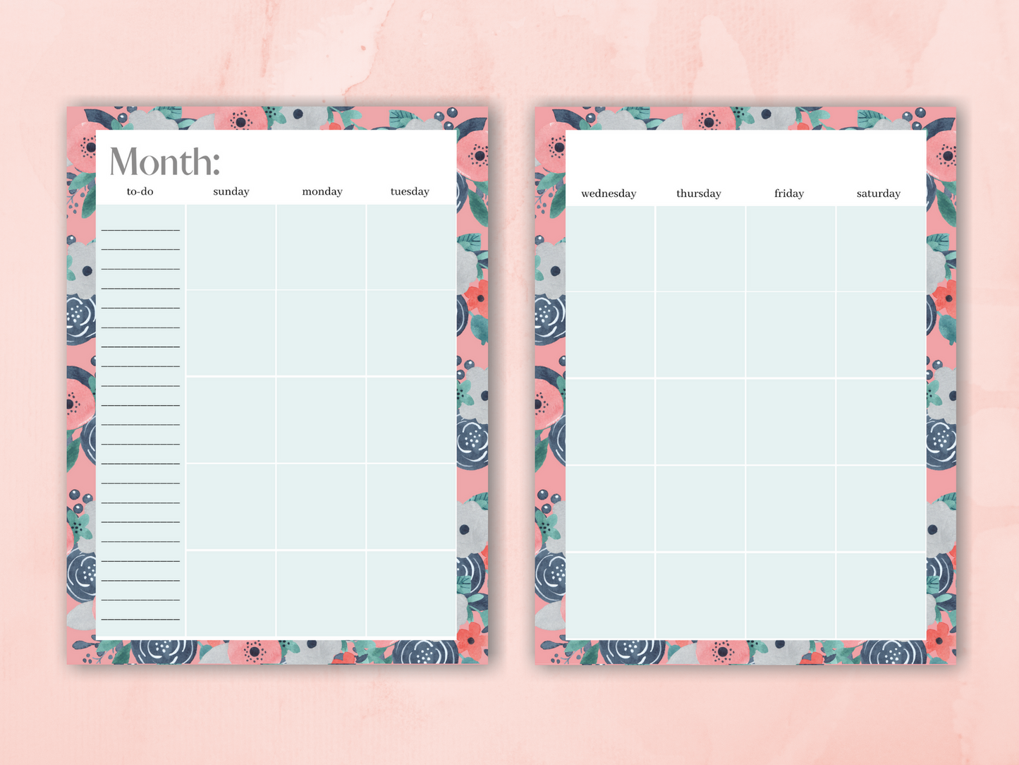 Printable Fall Pumpkin Planner Inserts for Happy Planner