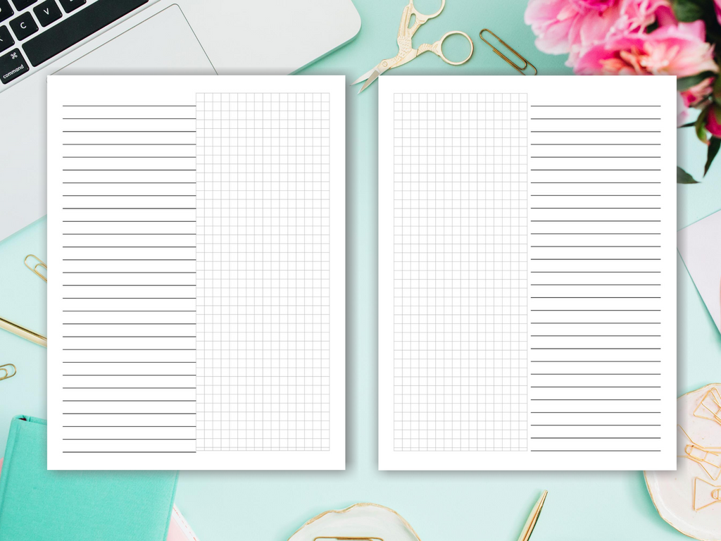 Graph Paper Template, 11×17 Tabloid Printable PDF – Tim's Printables