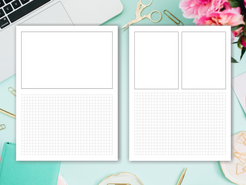 Printable 8.5x11 Graph Paper Templates – Carrie Elle