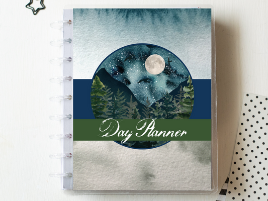 Printable Peaceful Moon Planner Inserts for Happy Planner