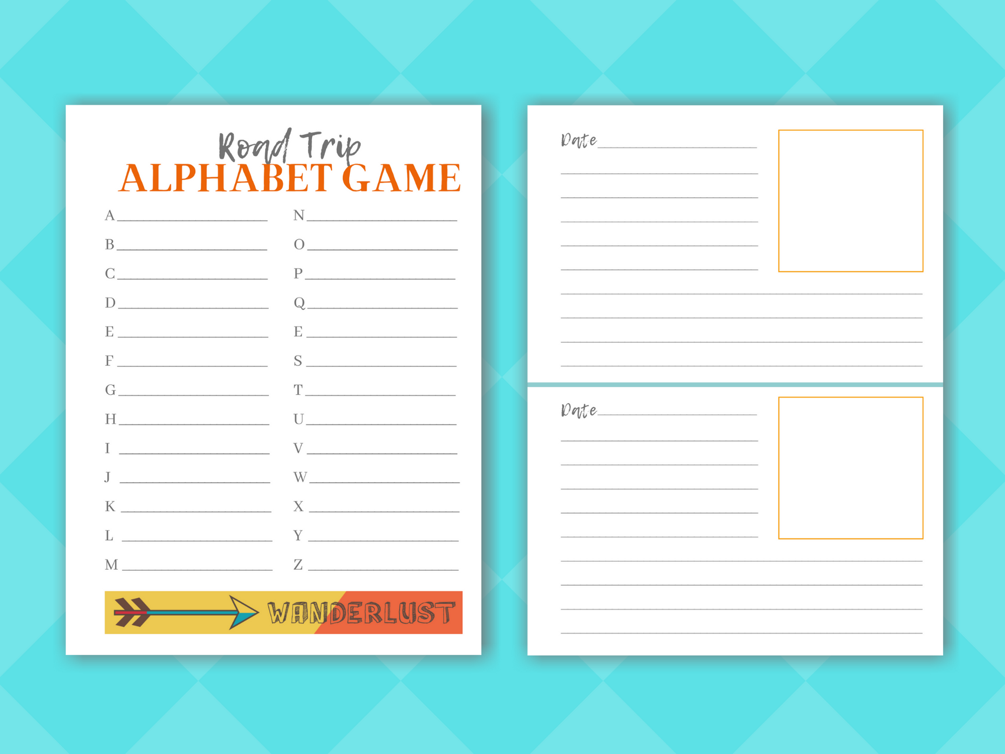 Printable 8.5x11 Road Trip Activity Binder for Kids – Carrie Elle
