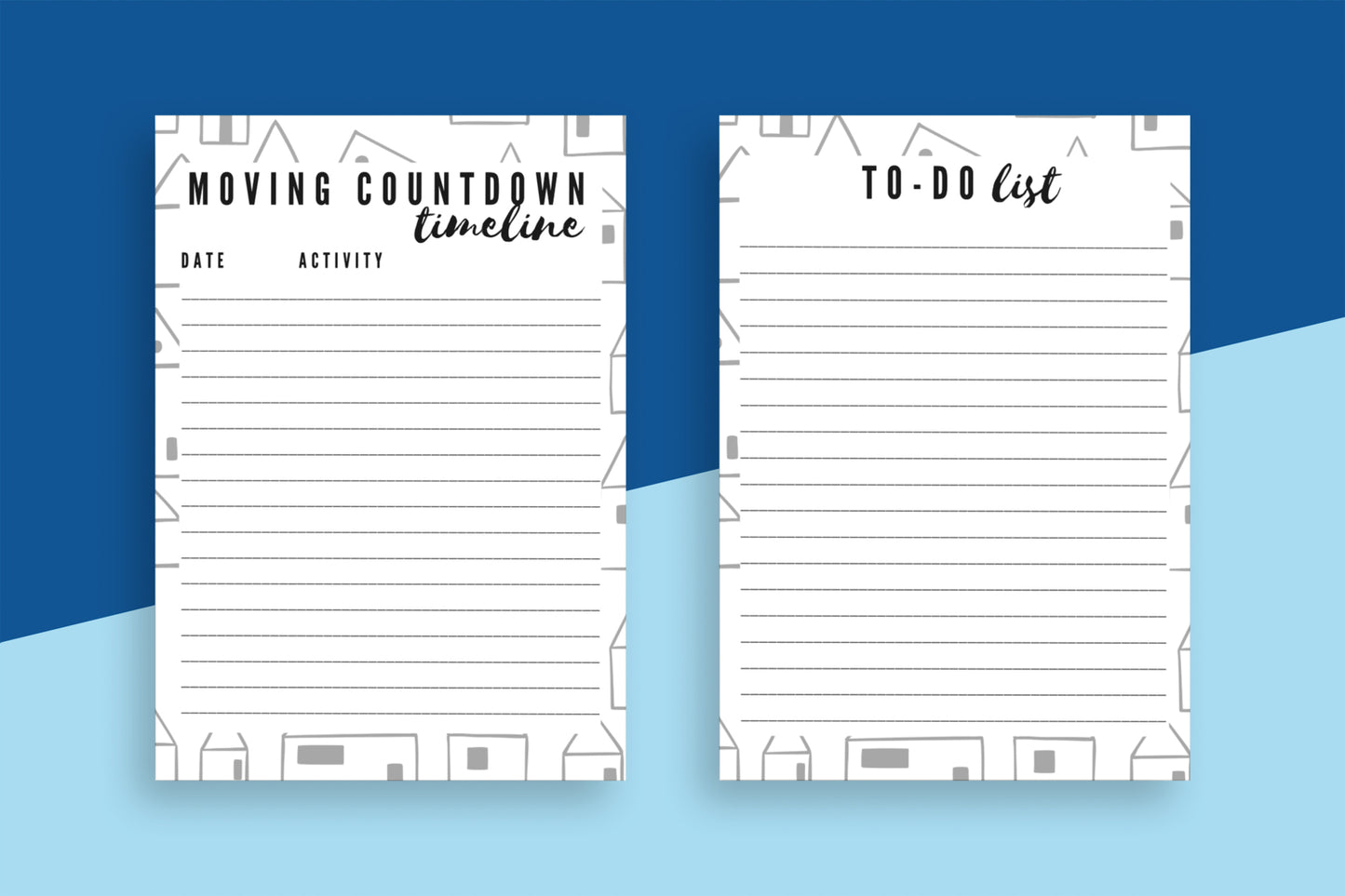 Printable 8.5x11 Moving Planner